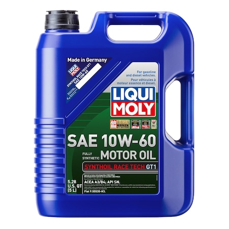 Liqui Moly Synthoil Race Tech GT1 10W-60, 5 Liter, 2024 2024